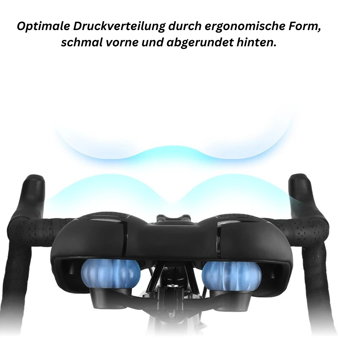 Komfyride AirCush – Stoßdämpfender, rutschfester Fahrradsattel