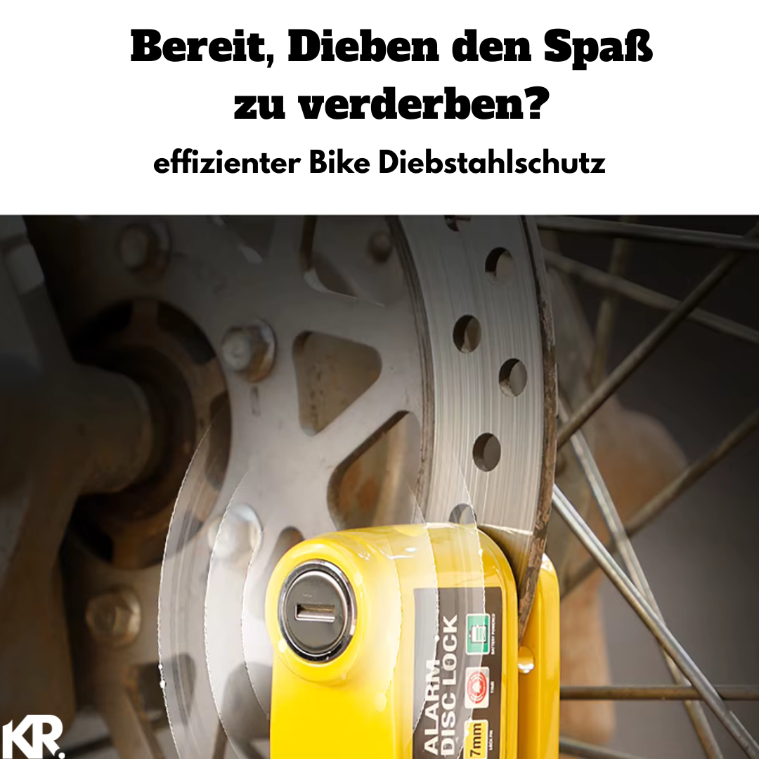 Komfyride Alarm Disc Lock â 120 dB Anti-Diebstahl Alarmschloss