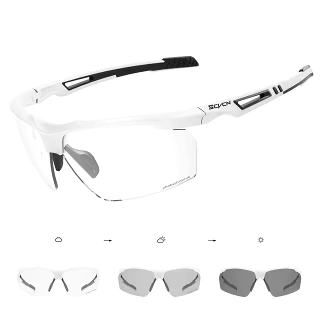 Komfyride UVShift – Photochrome Fahrradbrille mit UV400-Schutz