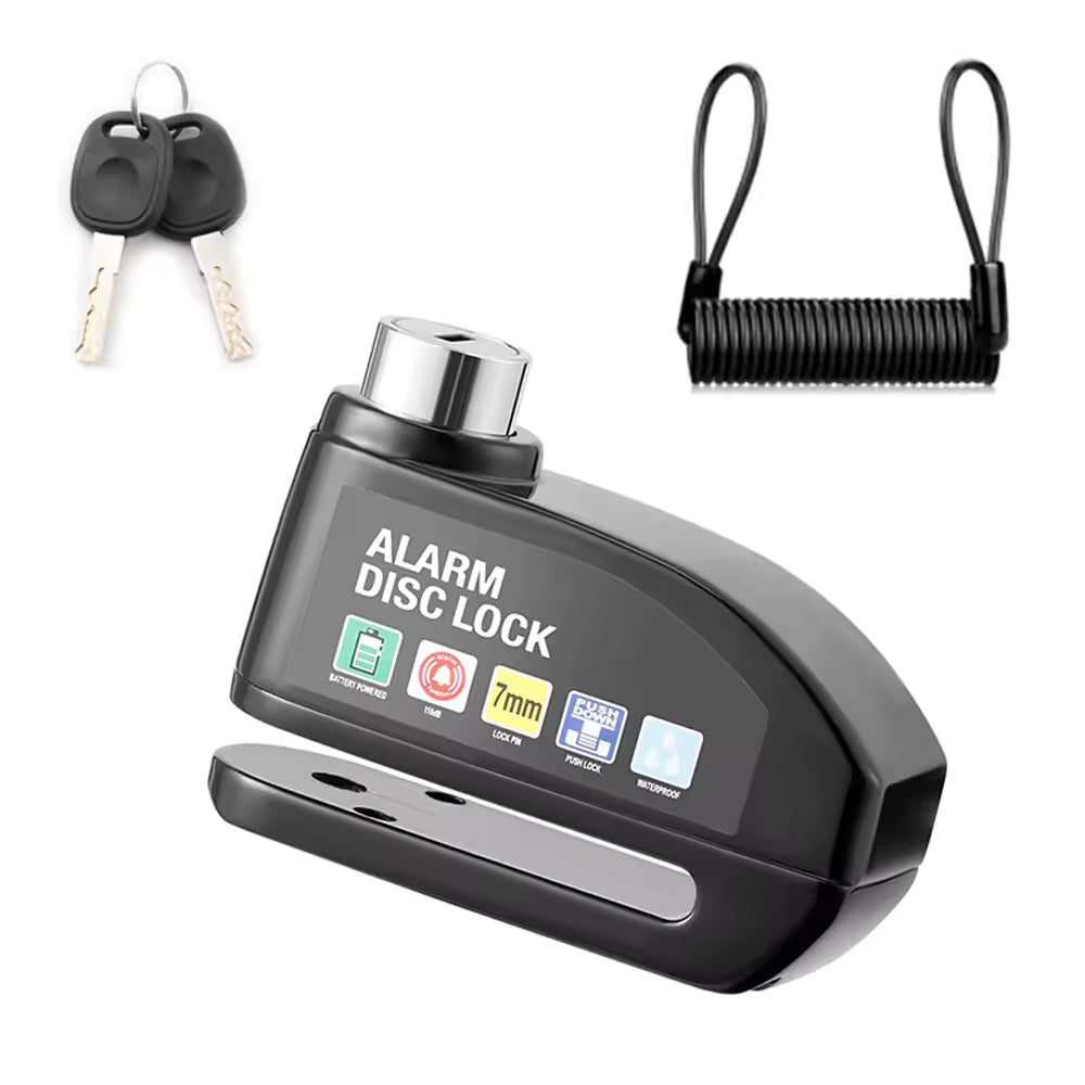 Komfyride Alarm Disc Lock – 120 dB Anti-Diebstahl Alarmschloss