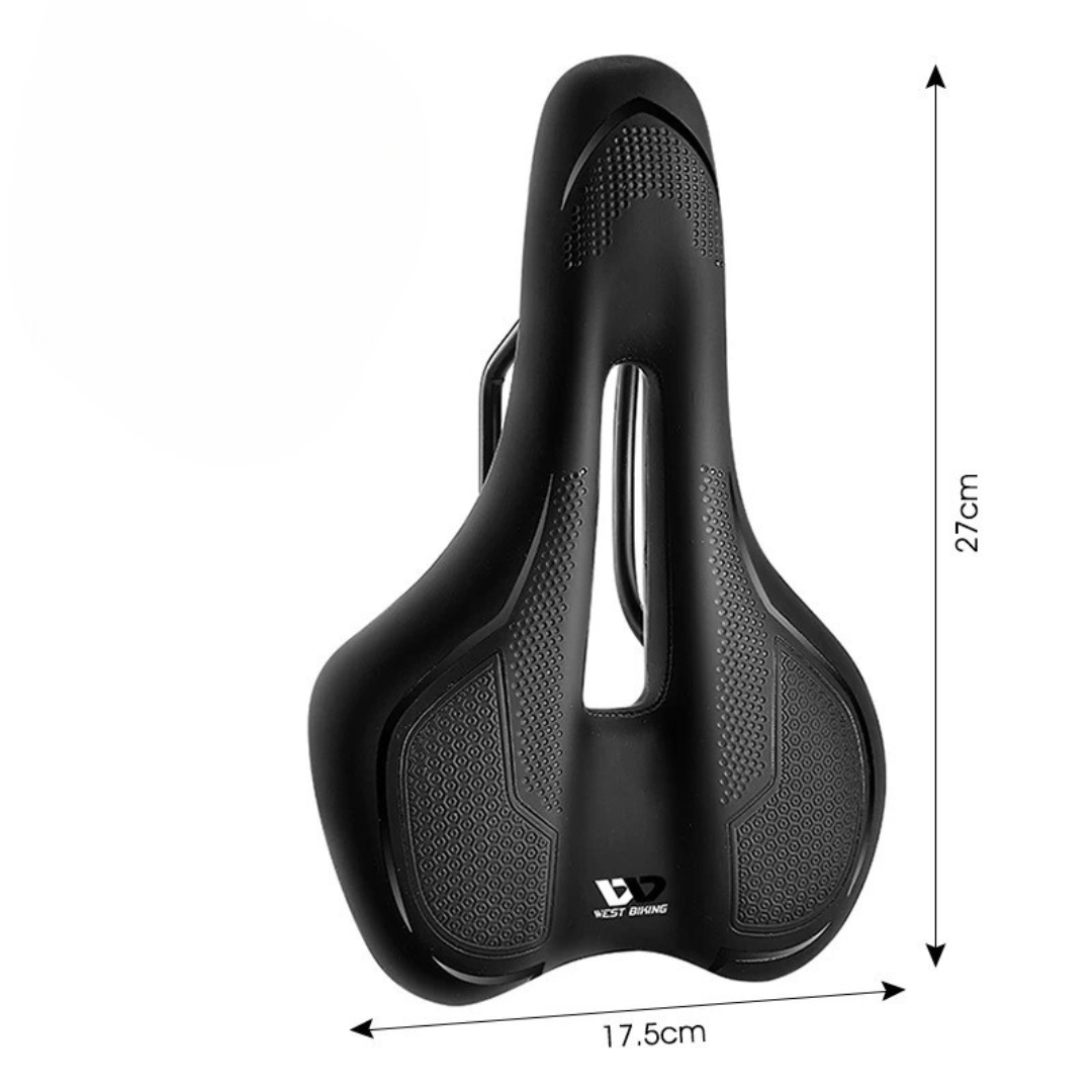 Komfyride AirCush – Stoßdämpfender, rutschfester Fahrradsattel