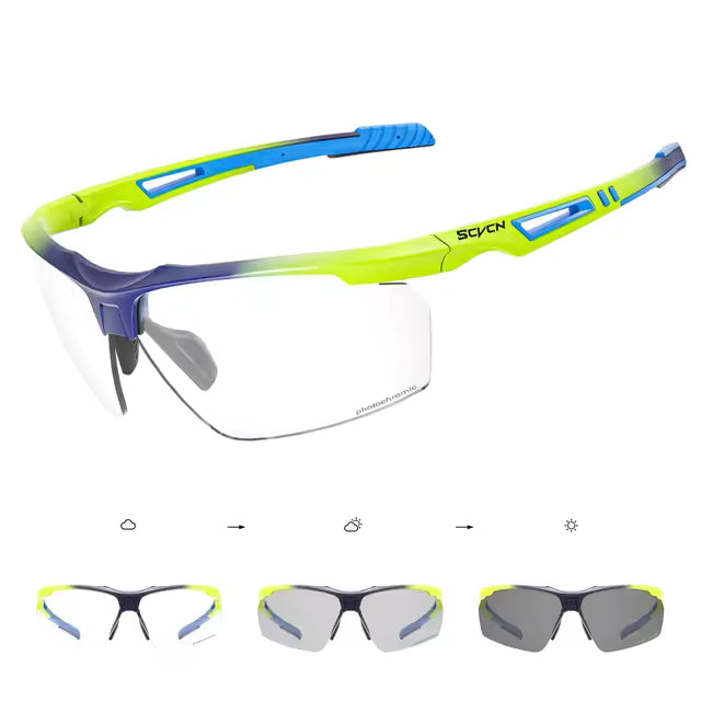 Komfyride UVShift  – Photochrome Fahrradbrille mit UV400-Schutz
