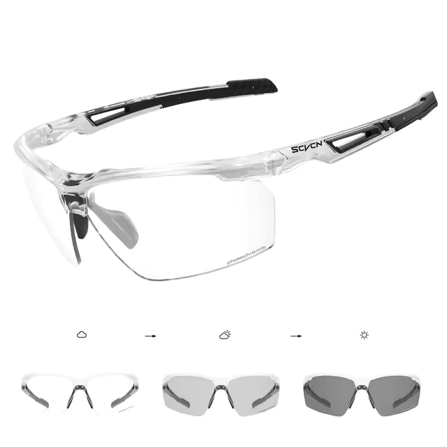 Komfyride UVShift  – Photochrome Fahrradbrille mit UV400-Schutz