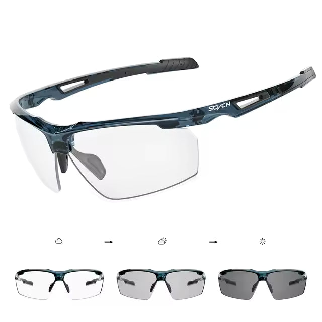 Komfyride UVShift  – Photochrome Fahrradbrille mit UV400-Schutz